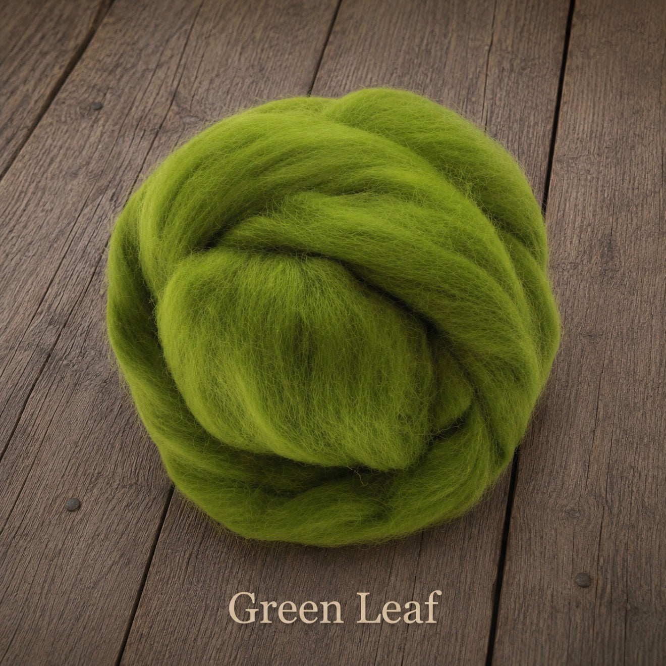 Green Leaf felted wool wrap color sample for newborn photography