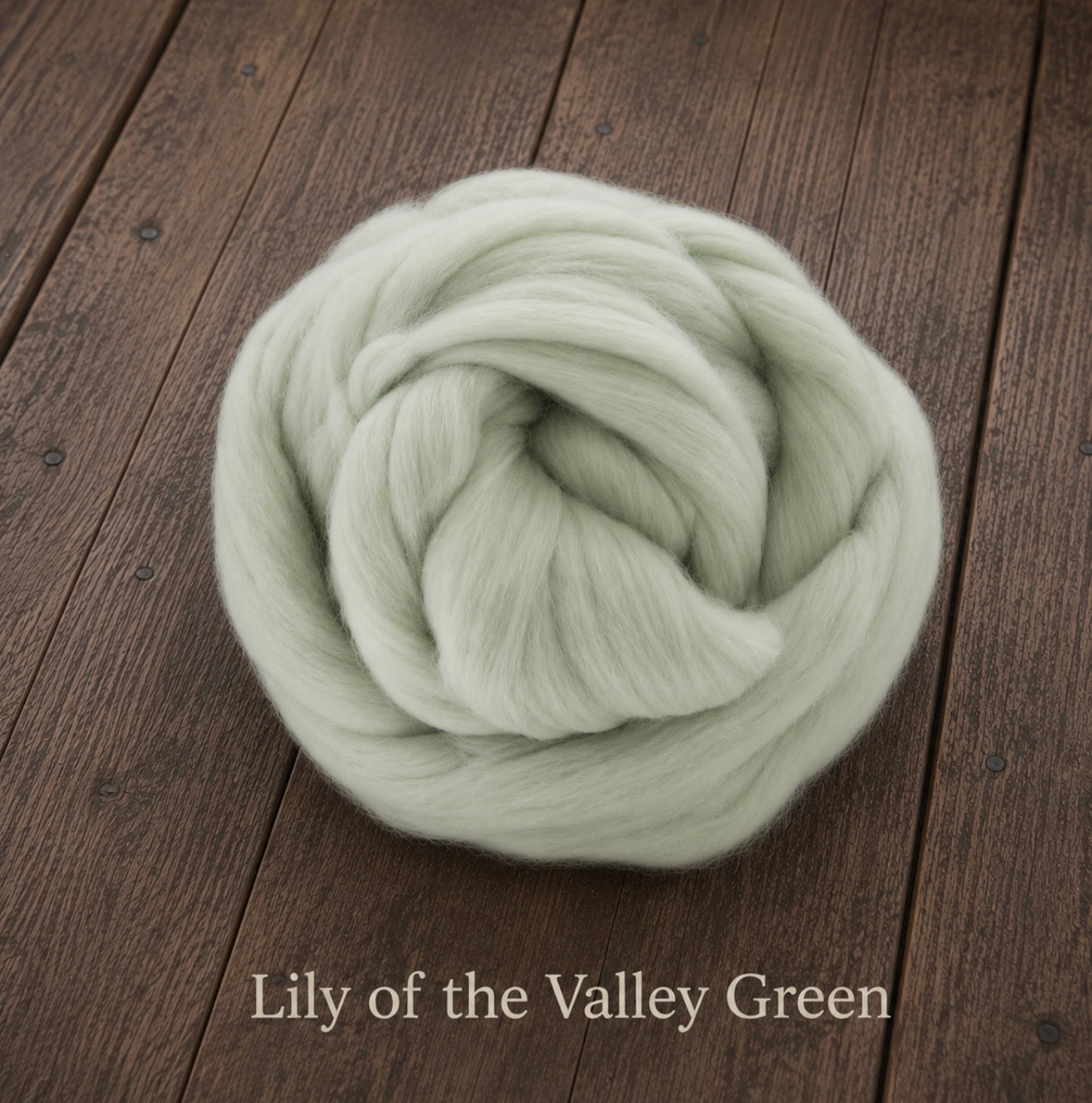 Lily of the Valley Green l felted wool wrap color sample for newborn photography