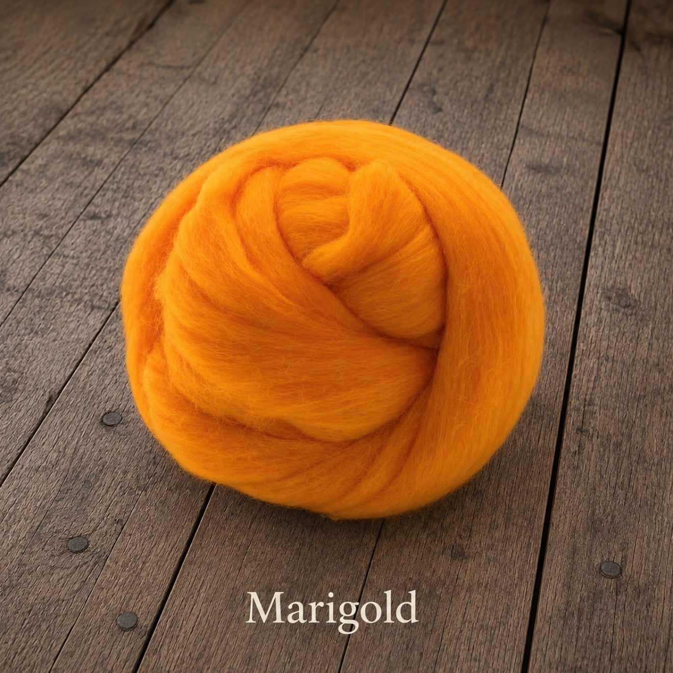 Marigold felted wool wrap color sample for newborn photography