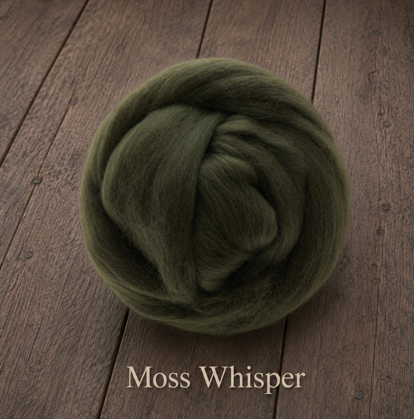 Moss whisper felted wool wrap color sample for newborn photography