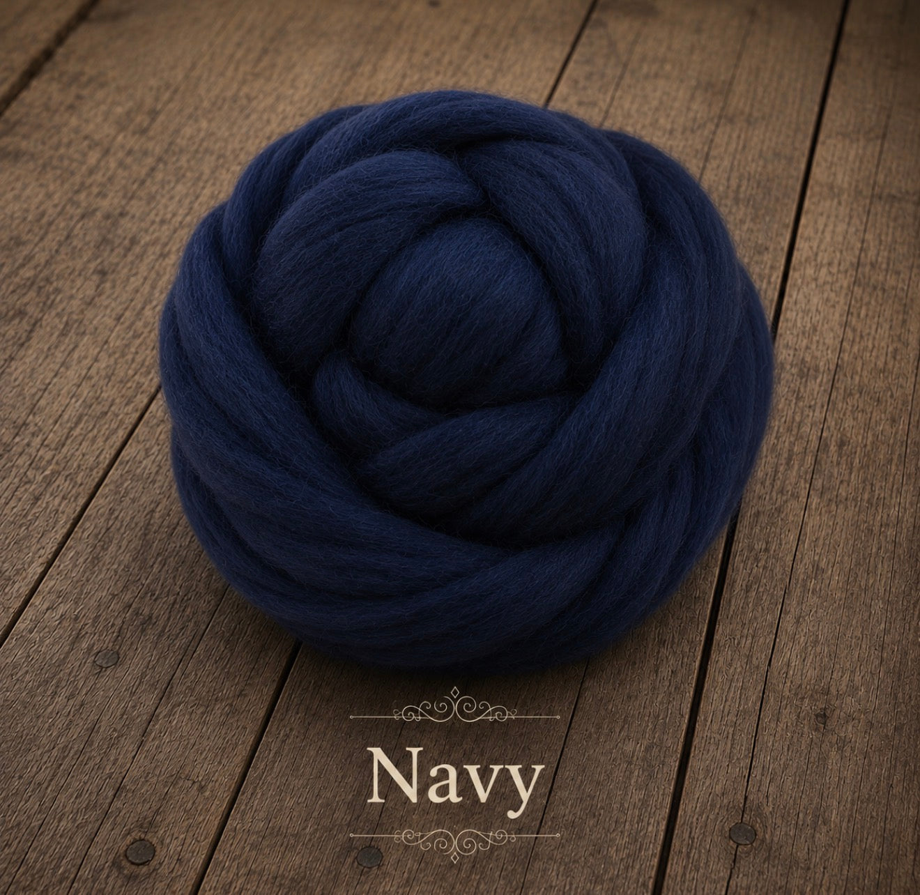 Navy felted wool wrap color sample for newborn photography