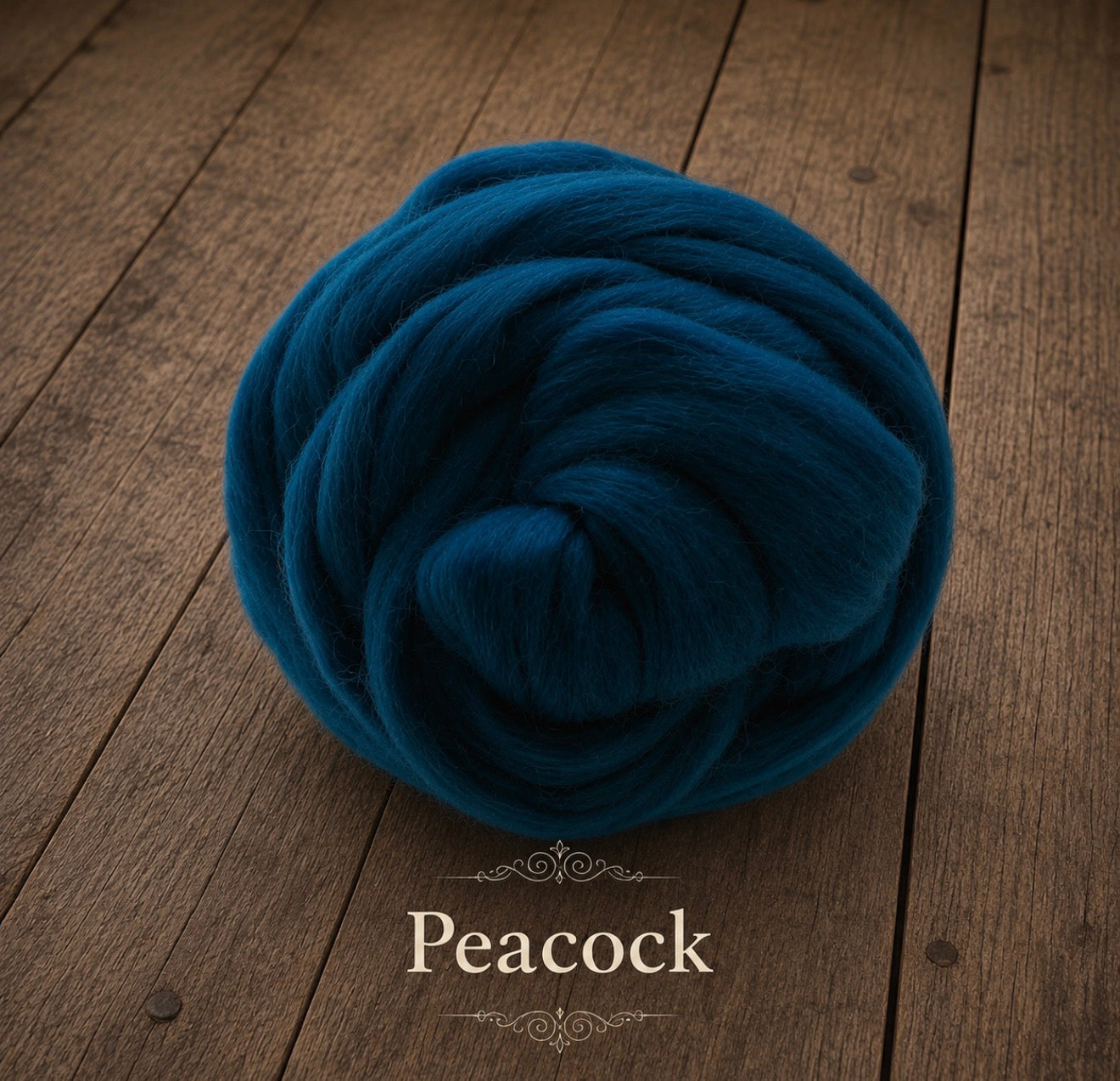 Peacock felted wool wrap color sample for newborn photography