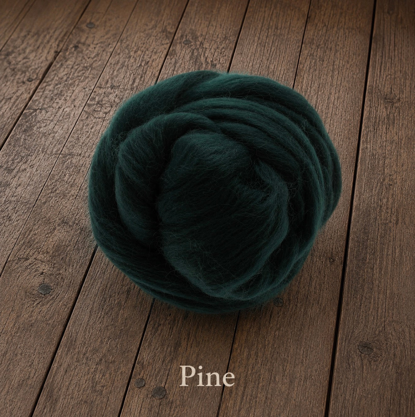Pine felted wool wrap color sample for newborn photography