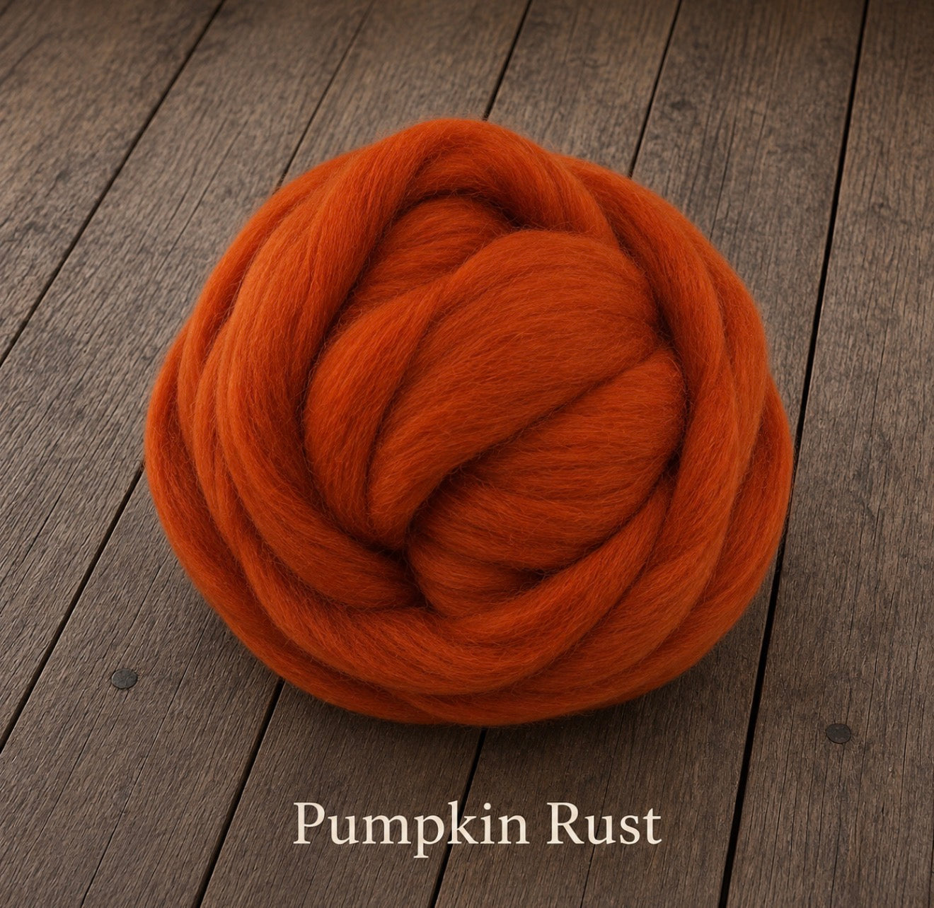 Pumpkin Rust wool wrap color sample for newborn photography