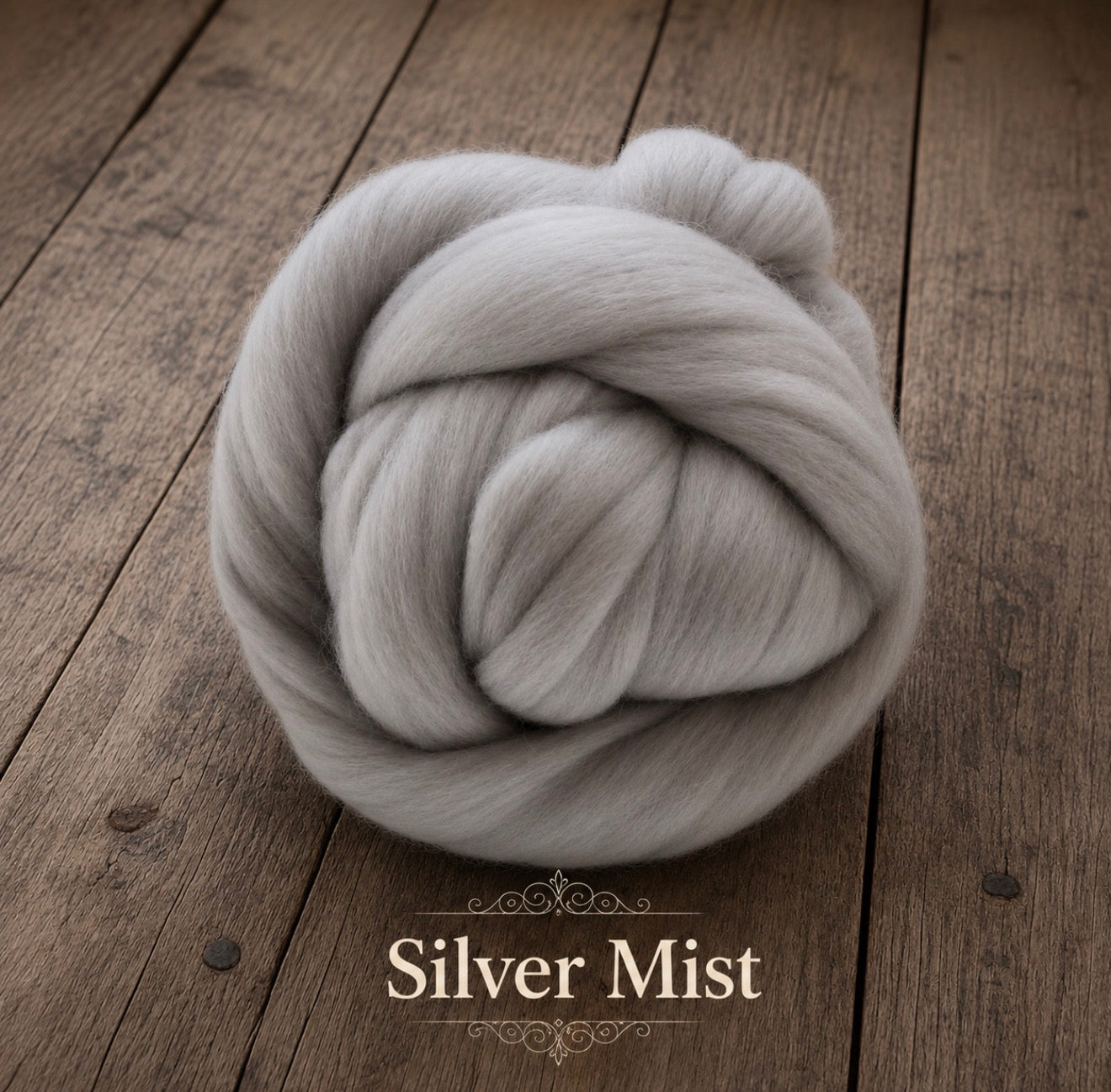 Silver mist felted wool wrap color sample for newborn photography
