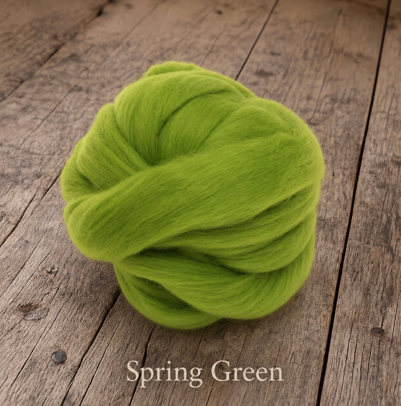 Spring green felted wool wrap color sample for newborn photography