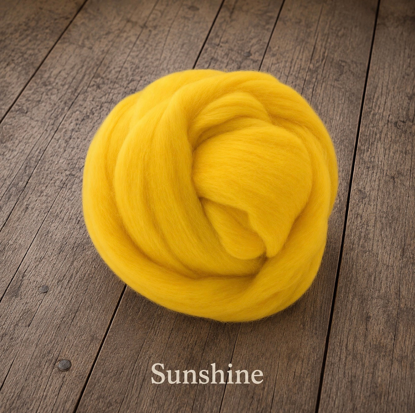 Sunshine felted wool wrap color sample for newborn photography