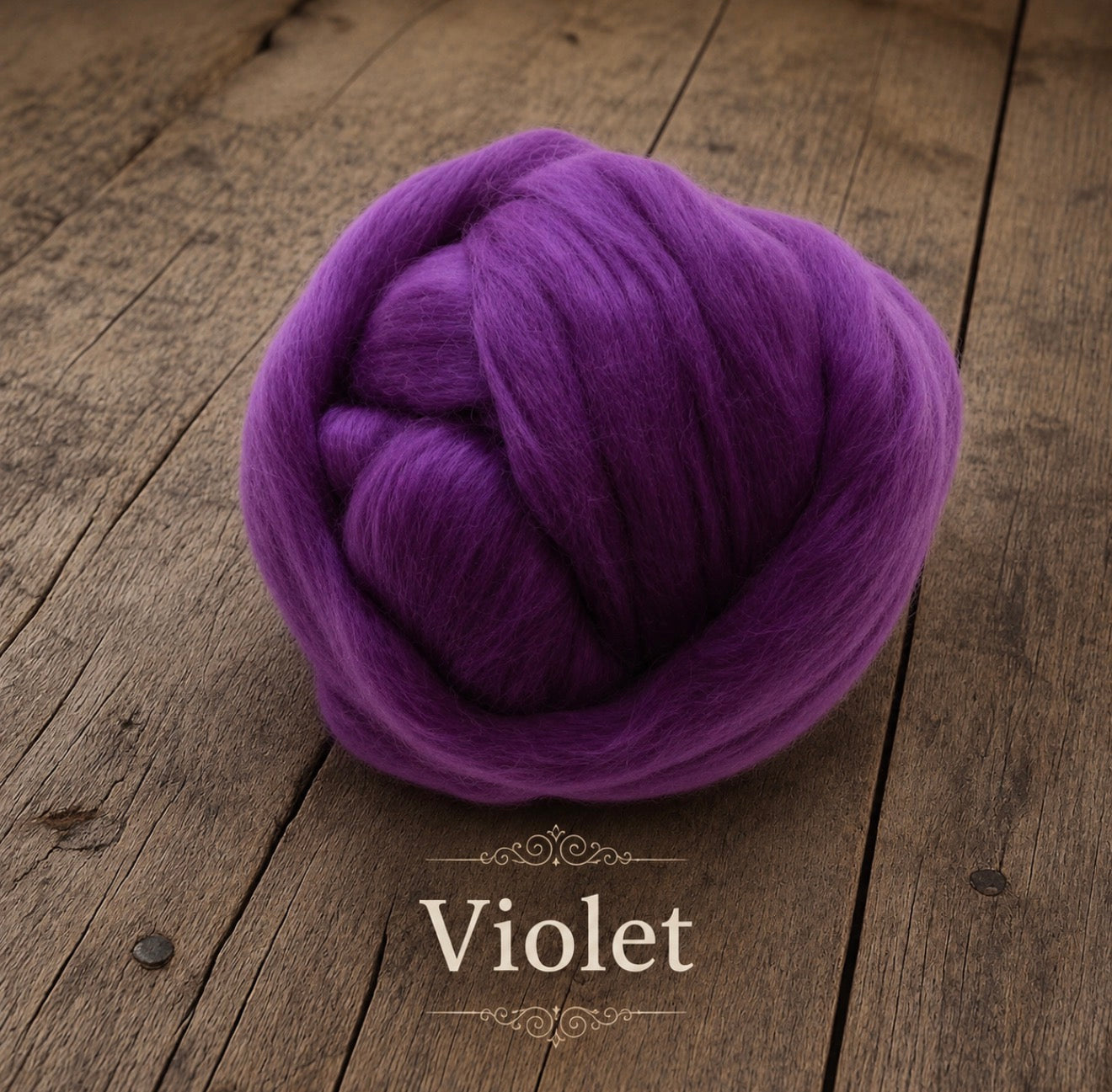 Violet felted wool wrap color sample for newborn photography