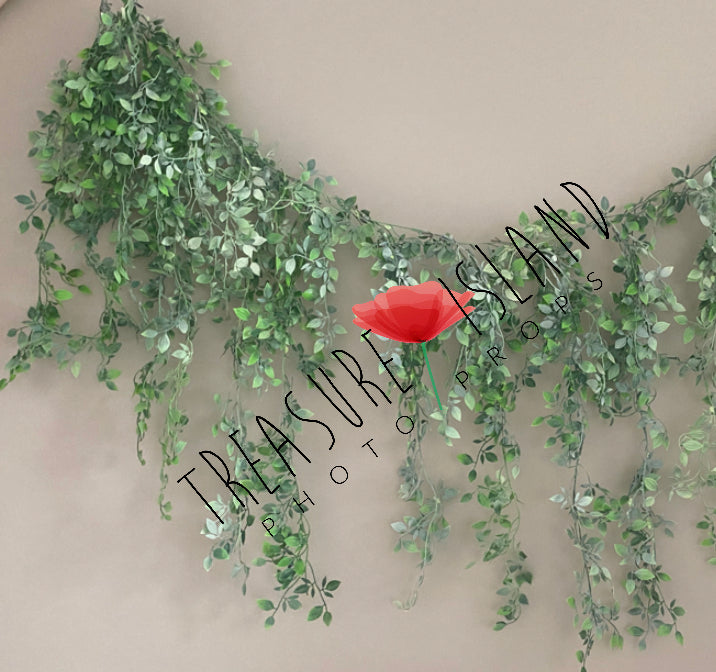 LEAVES GARLAND ✨BOHO Garland ✨ OVERHANG BOHO ✨green 150 or 200 cm model 3