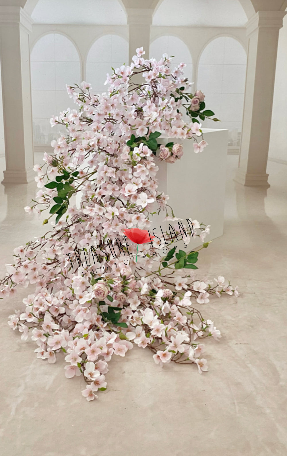 ✨ SPRING branch in pink ✨flower garland