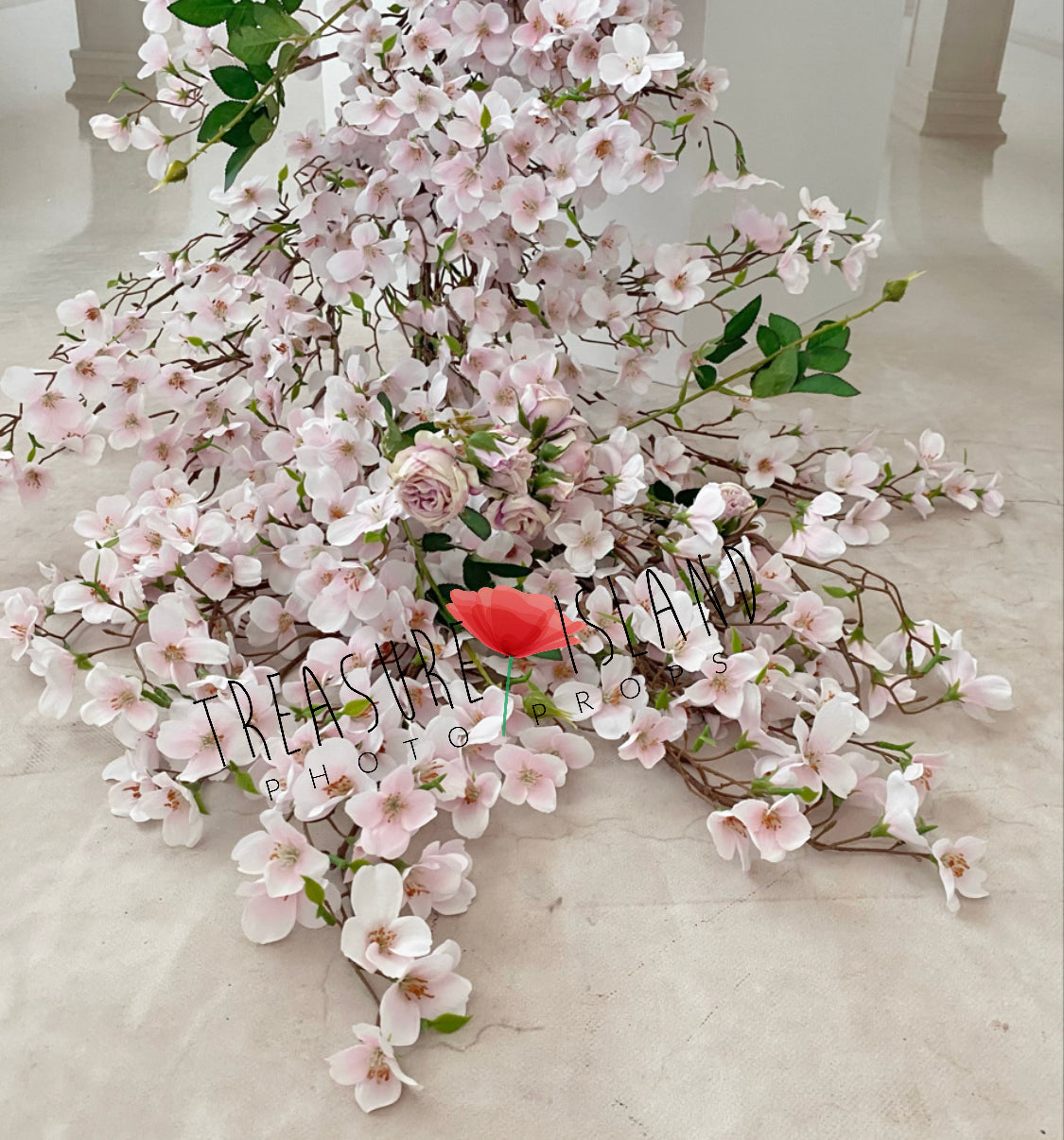 ✨ SPRING branch in pink ✨flower garland