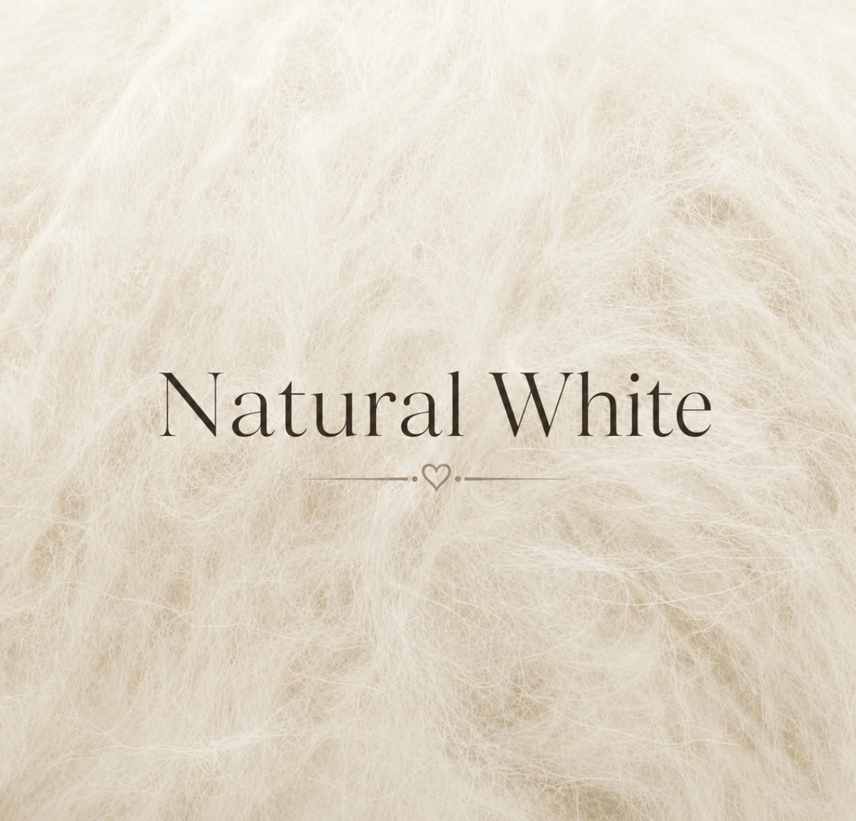Natural White fluffy knit yarn colour option for romper and Imp Hat photography set