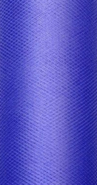 Blue tulle material used for handmade photography pom poms
