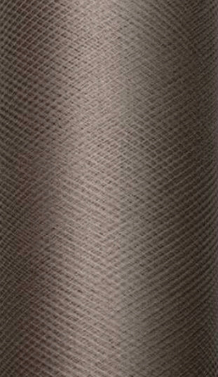 Chocolate tulle material used for handmade photography pom poms
