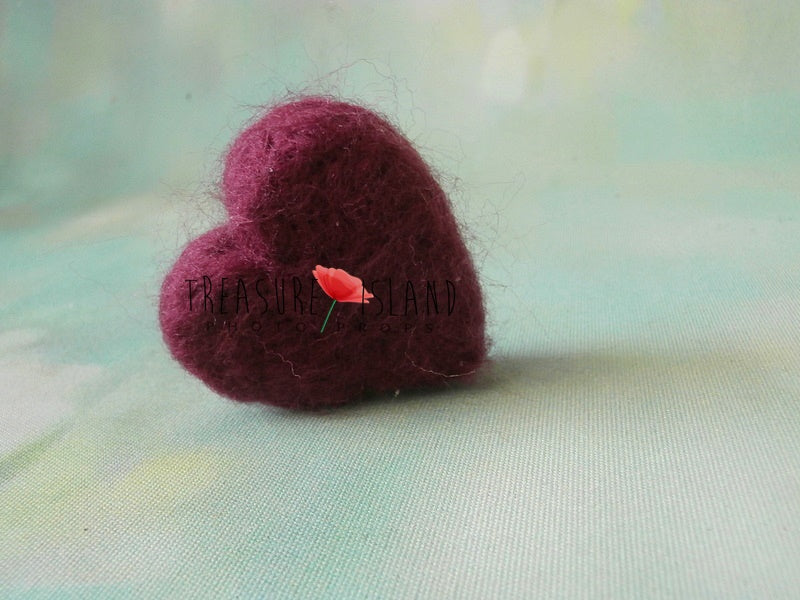 FELTED HEART - classic woolen