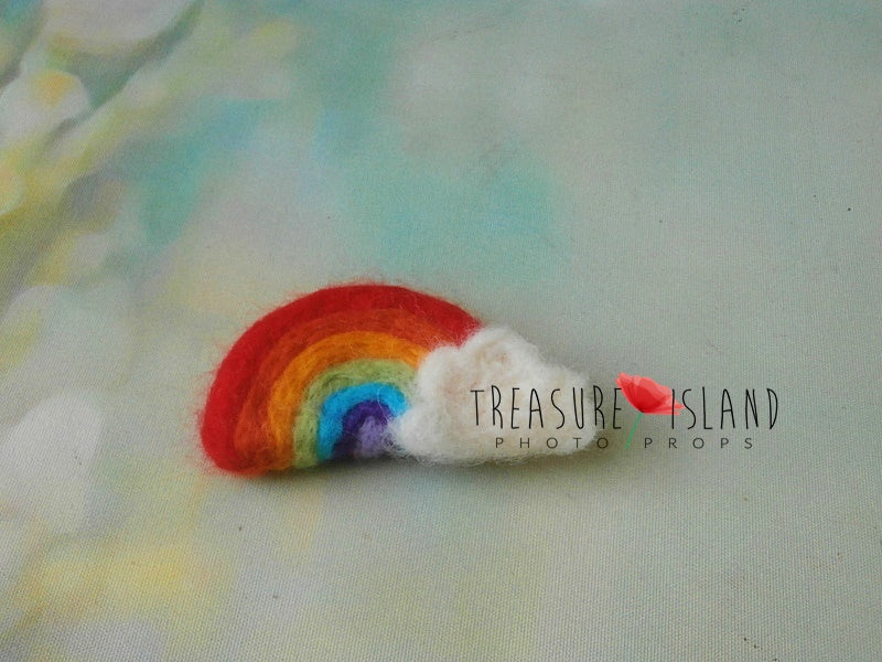 FELTED RAINBOW with cloud