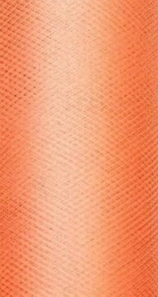 Pumpkin tulle material used for handmade photography pom poms