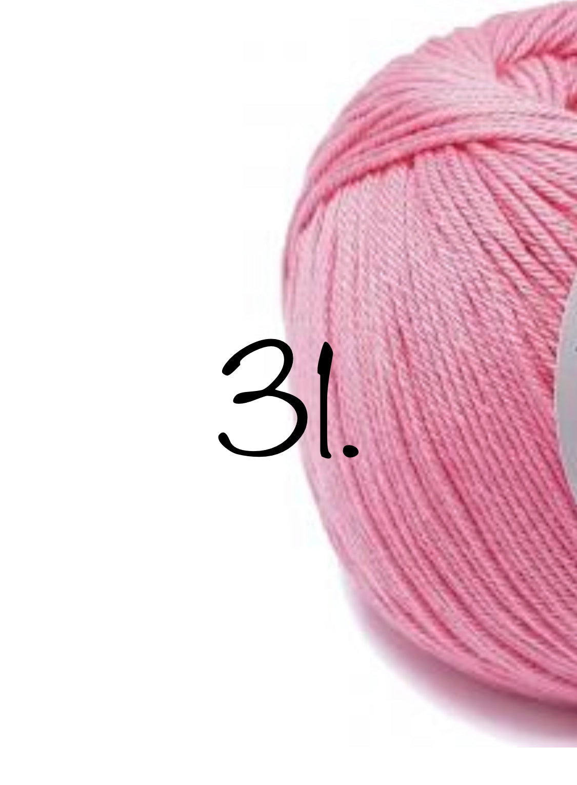 Bamboo and Tencel yarn colour 31 for newborn bonnet and wrap set