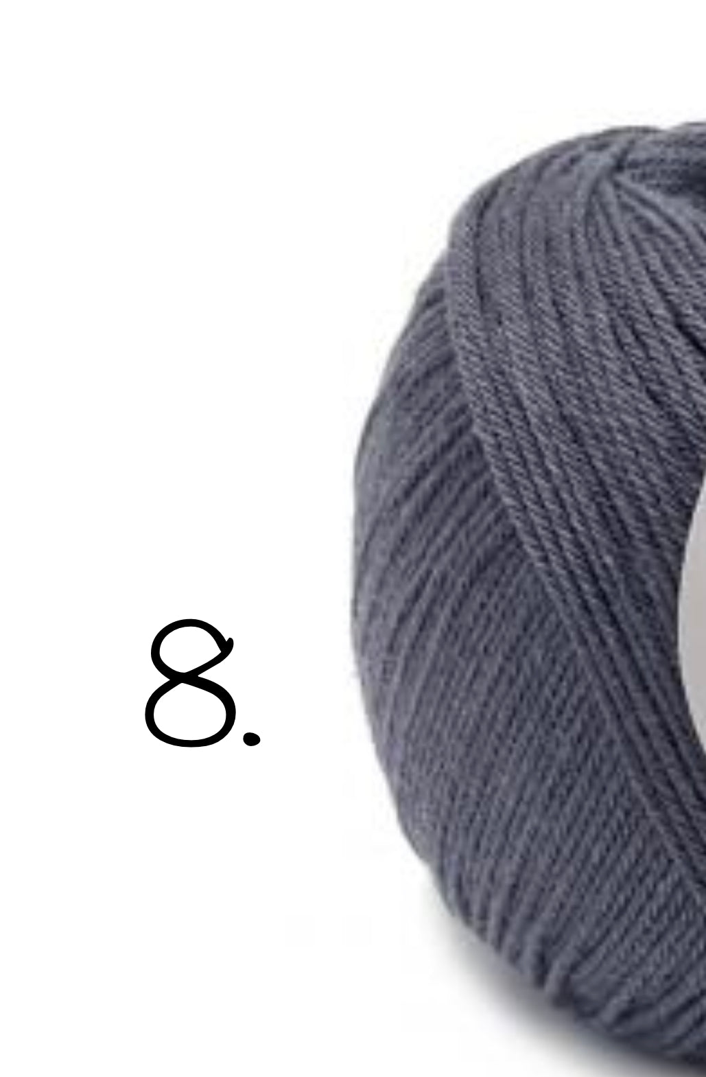 Bamboo and Tencel yarn colour 8 for newborn bonnet and wrap set