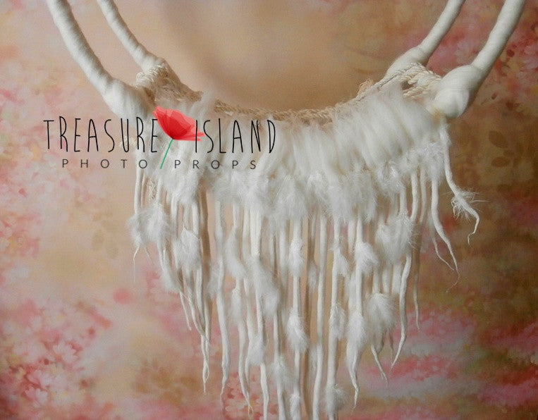 DREAM CATCHER  with feathers EASTER design
