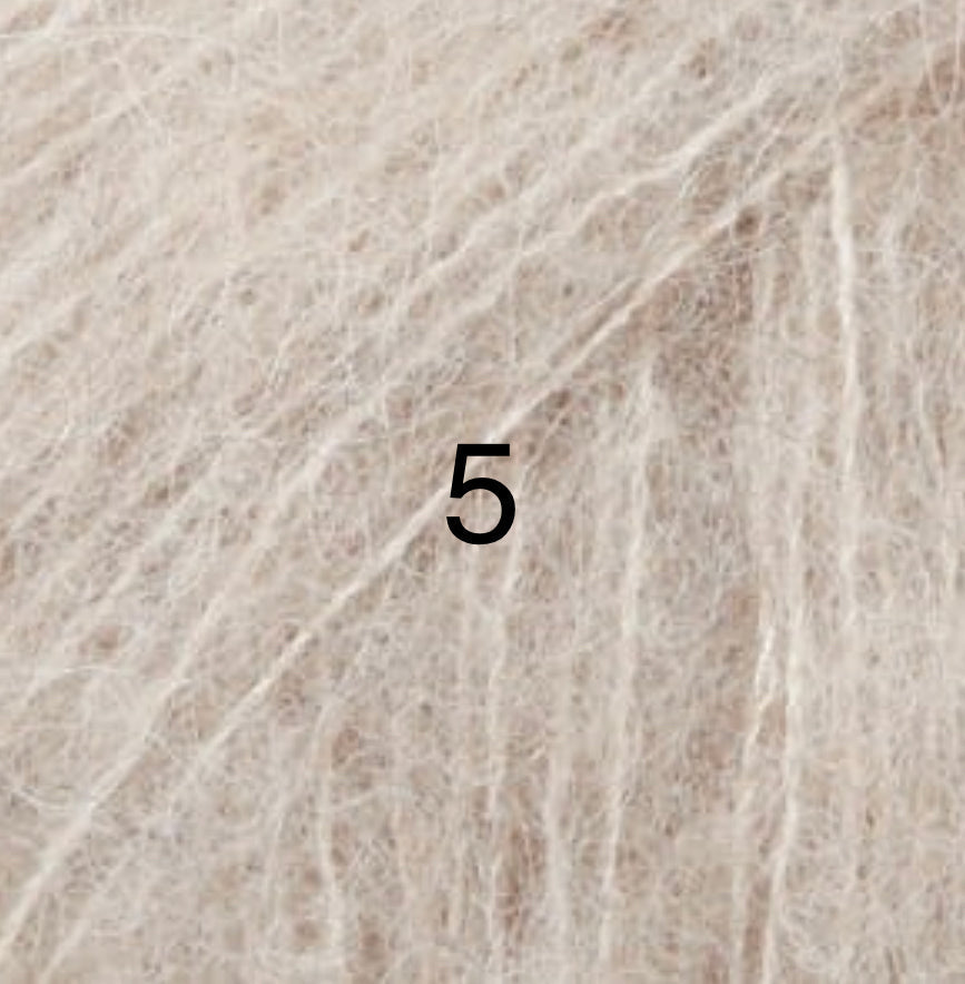 Wool colour 5 – Cream for Signature Fluffy Pixie Bonnet