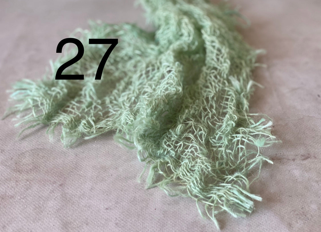 Hand-dyed textured jute photography layer in color option 27
