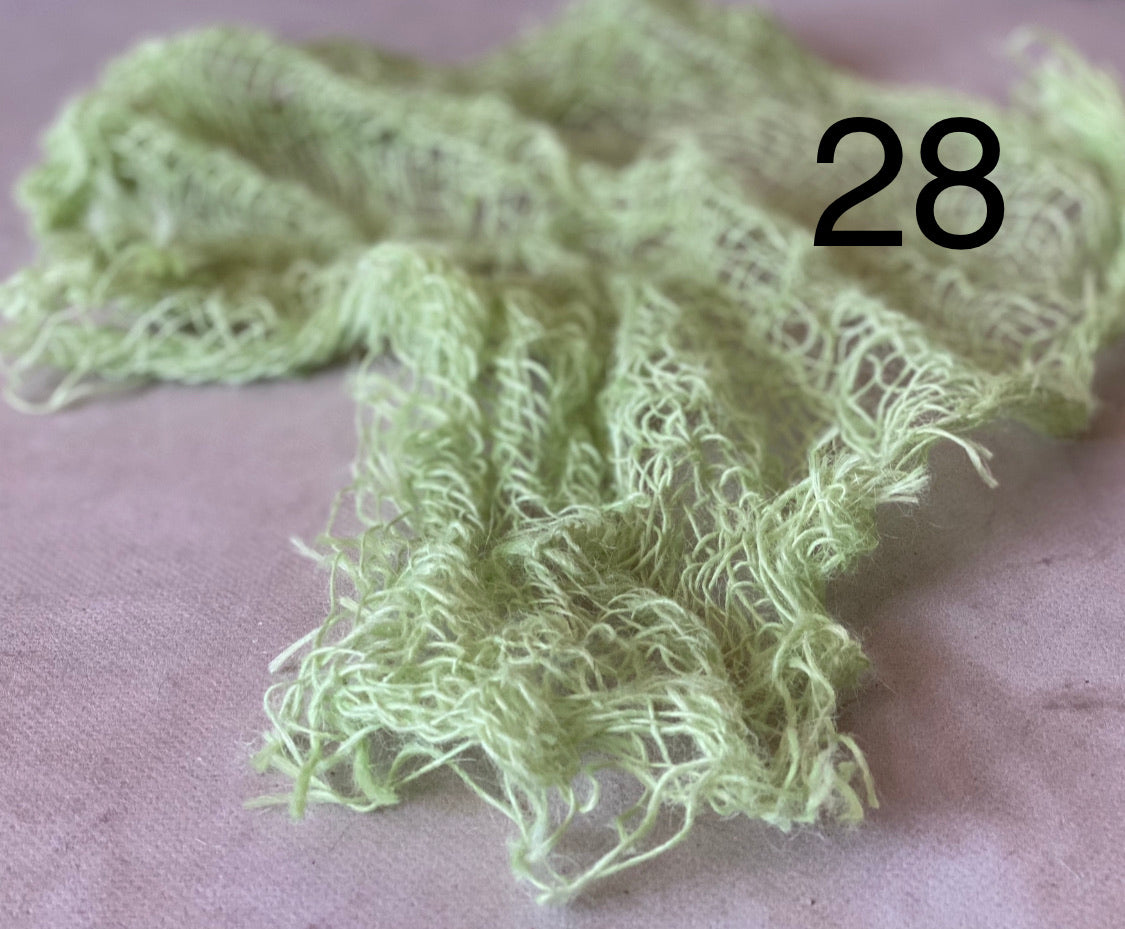 Hand-dyed textured jute photography layer in color option 28