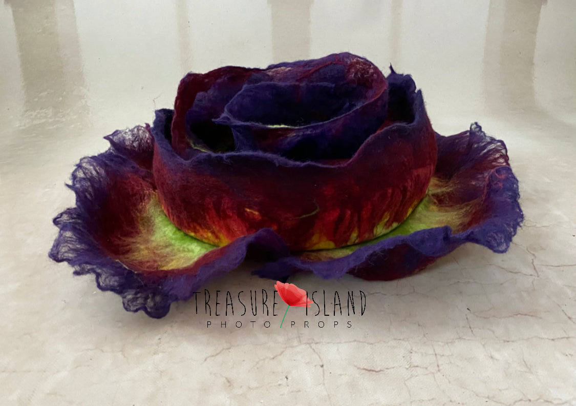 ✨Flower BOWL SET ✨ ALL RIGHT RESERVED ✨Felted bowl✨ wrap ✨flower hat ✨