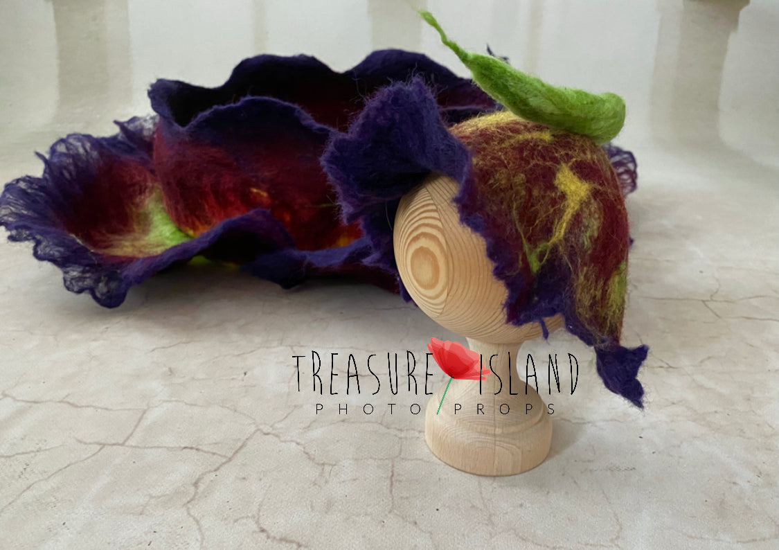 ✨Flower BOWL SET ✨ ALL RIGHT RESERVED ✨Felted bowl✨ wrap ✨flower hat ✨