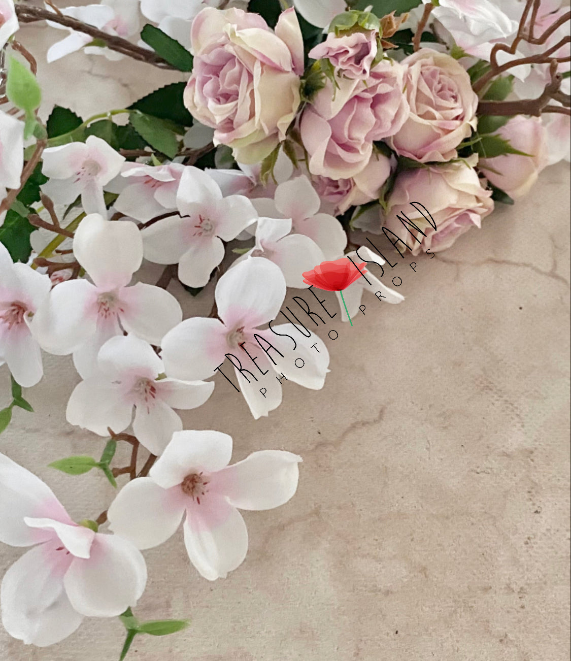 ✨ SPRING branch in pink ✨flower garland