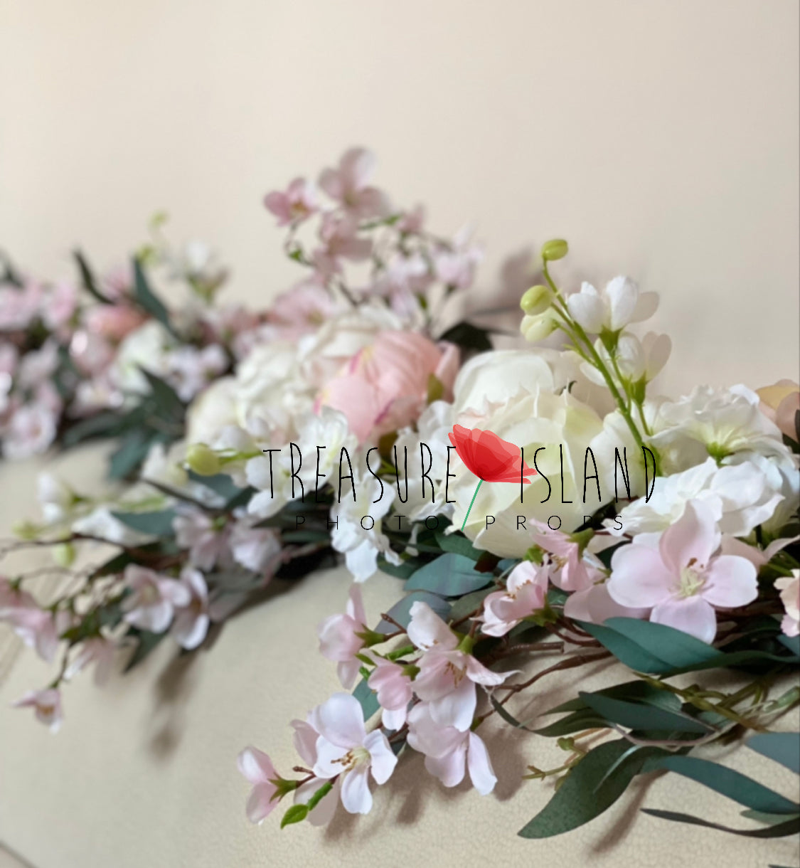 Flower GARLAND XXL - 260 cm long