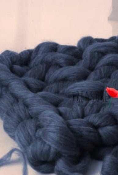 WOOLEN POSSING NEST - ROVING PLAITED NEST _ 78 colours to choose from