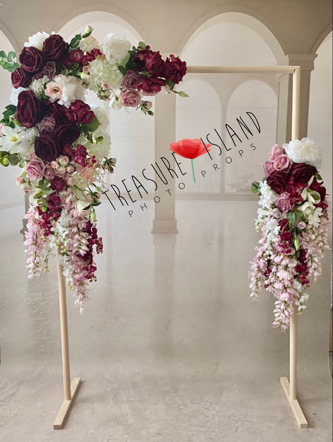 SET of RICH FLOWERS DECORATION for ENTRANCE