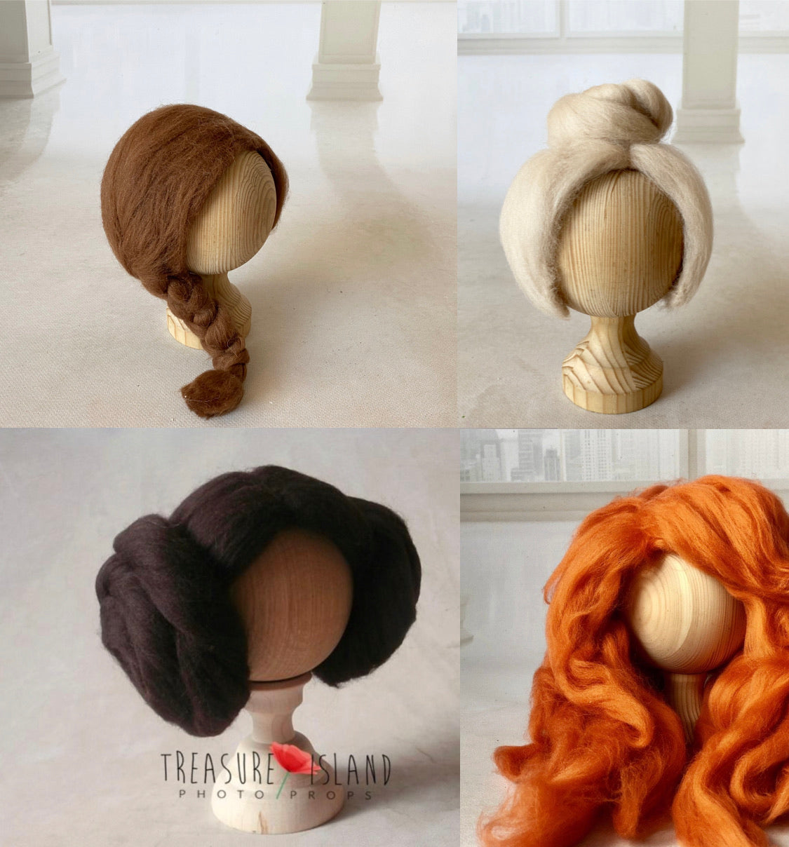 Woolen hairs - doll collection