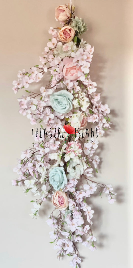 FLOWER GARLAND pastel colour