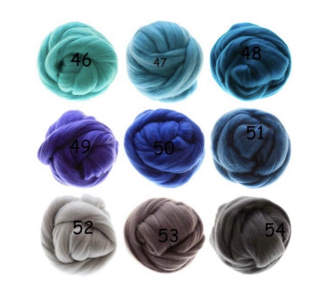 MERINO IRREGULAR BLANKETS -  XXS 30x20cm - 74 colours to choose