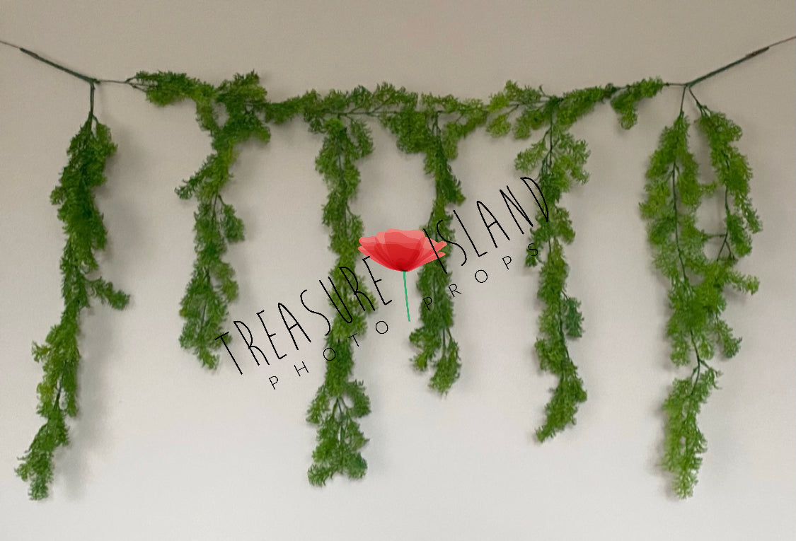 BOHO GARLAND ✨MOSS OVERHANG BOHO green 150 cm model 2