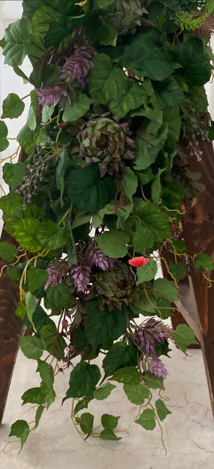 BOHO FLOWER OVERHANG   ✨SUCULENT  Garland