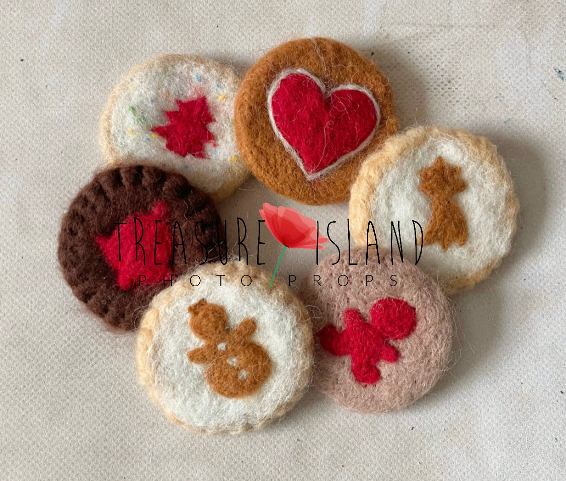 🎄FELTED CHRISTMAS COOKIES🎄