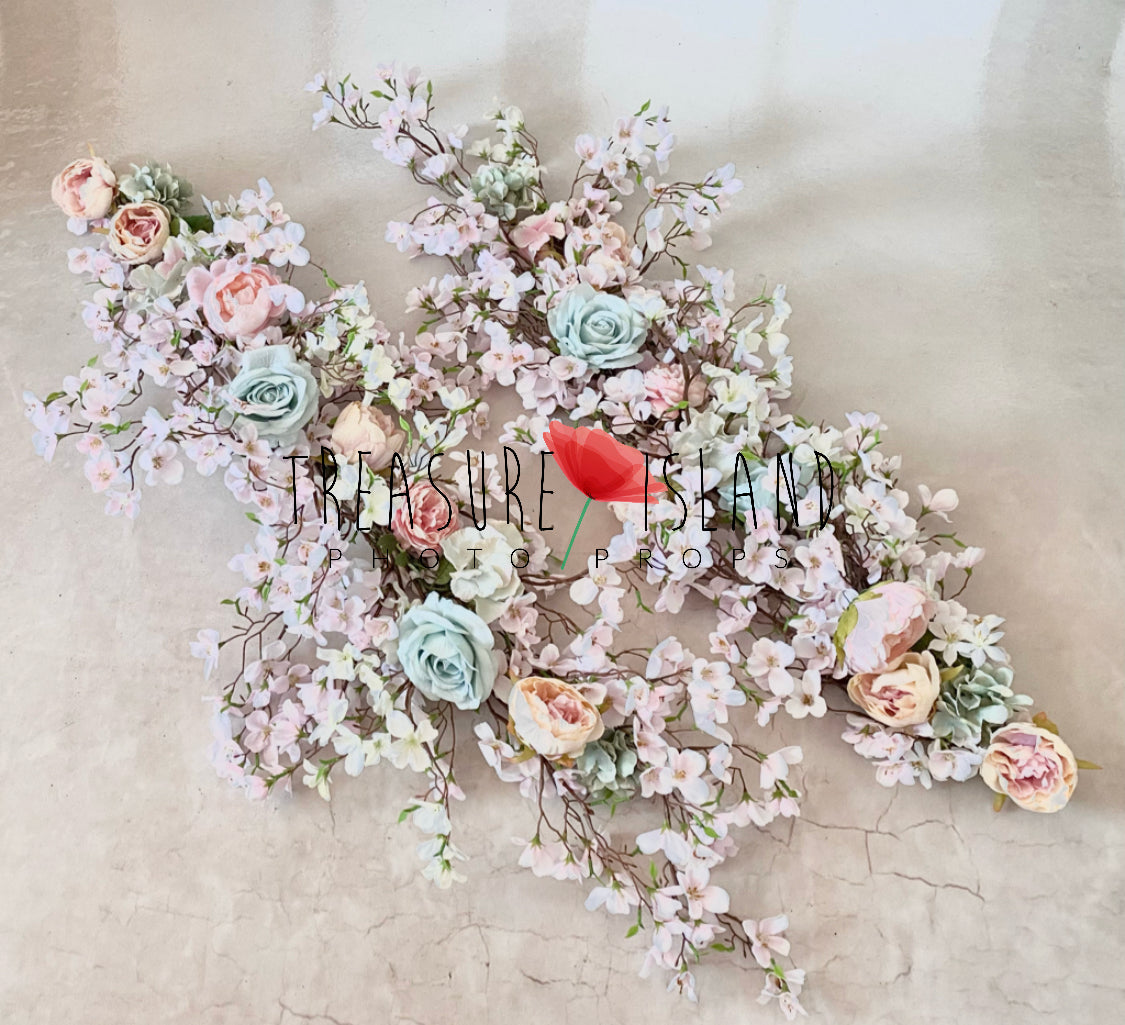 FLOWER GARLAND pastel colour