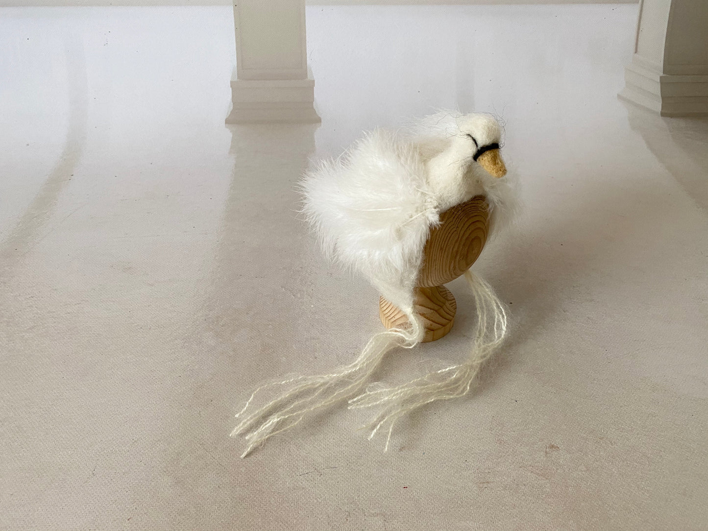 NEEDLE SWAN SET FELTED SWAN SET felt animals felt animal NEEDLE animal NEEDLE animals  - Model 1