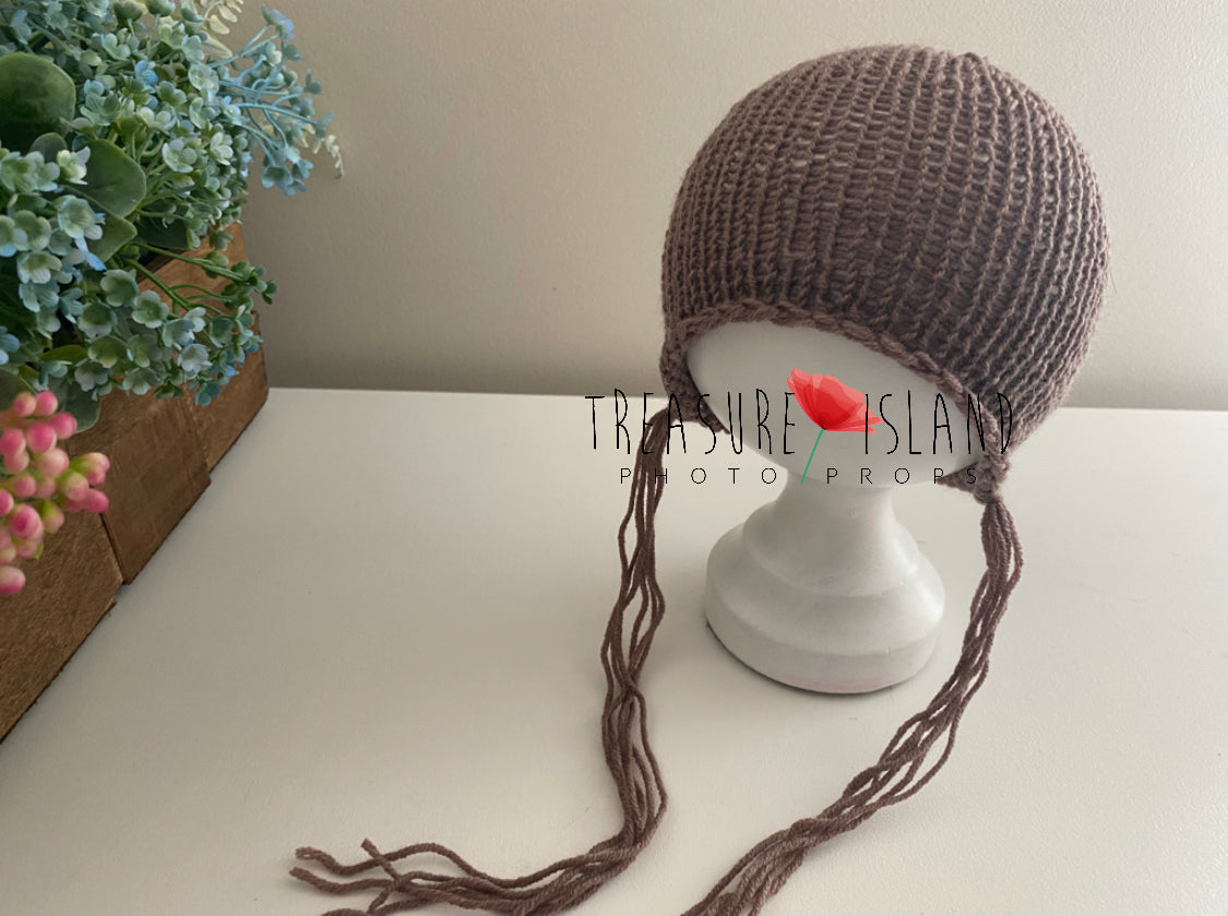 MERINO BONNET and wrap