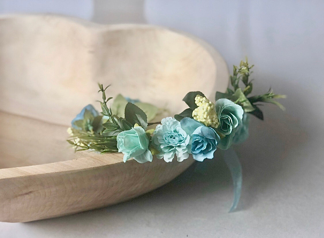 flower halo - blue-turquoise