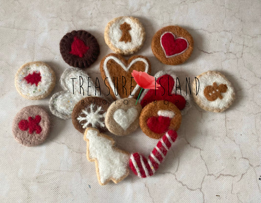 🎄FELTED CHRISTMAS COOKIES🎄