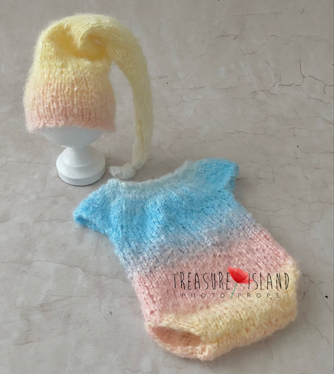 Woolen rainbow set