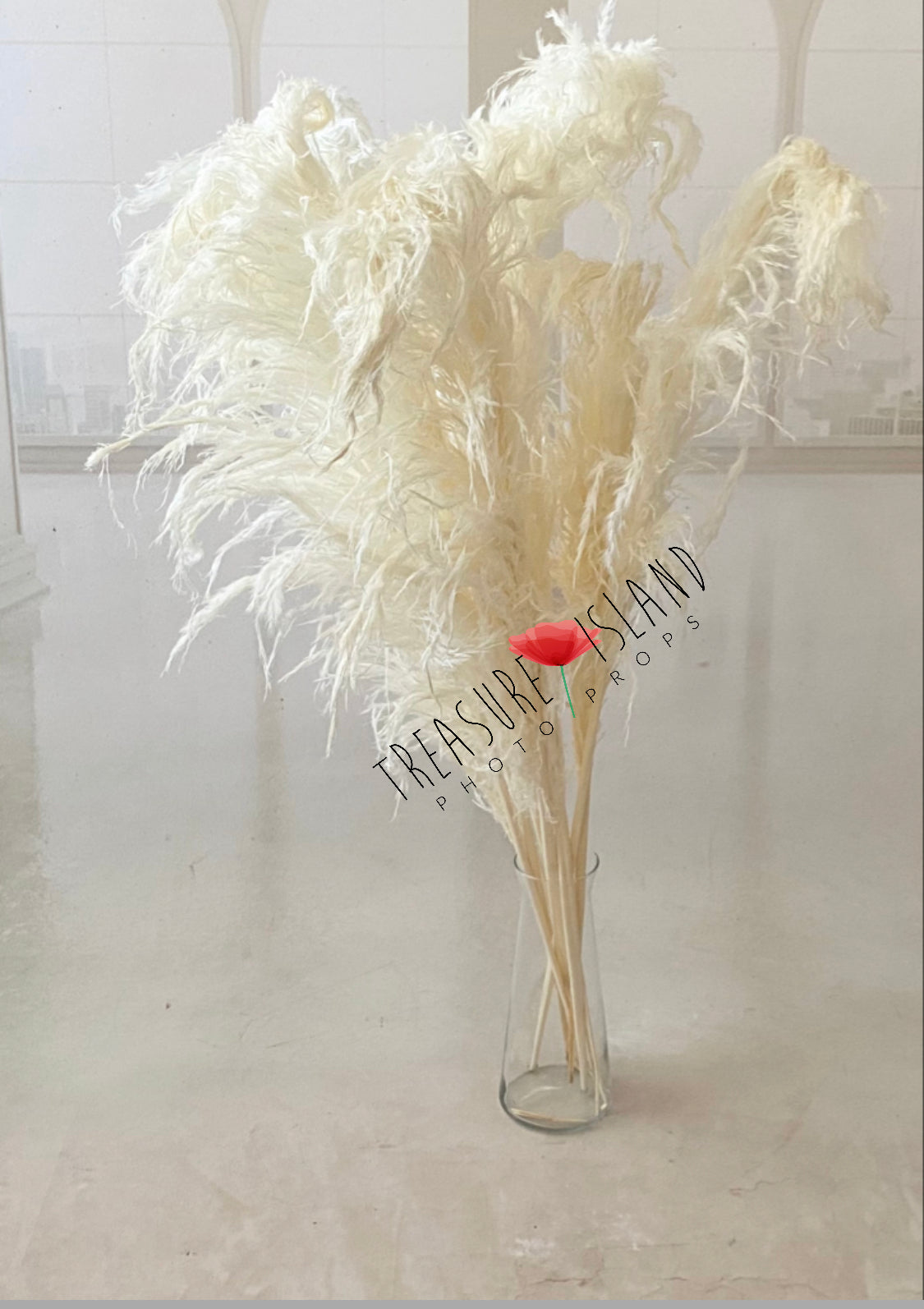 ✨NATURAL BLEACHED PAMPAS GRASS ✨BOHO  design ✨ 110 cm