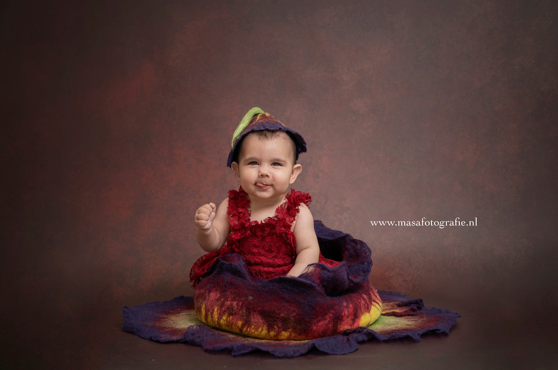 ✨Flower BOWL SET ✨ ALL RIGHT RESERVED ✨Felted bowl✨ wrap ✨flower hat ✨