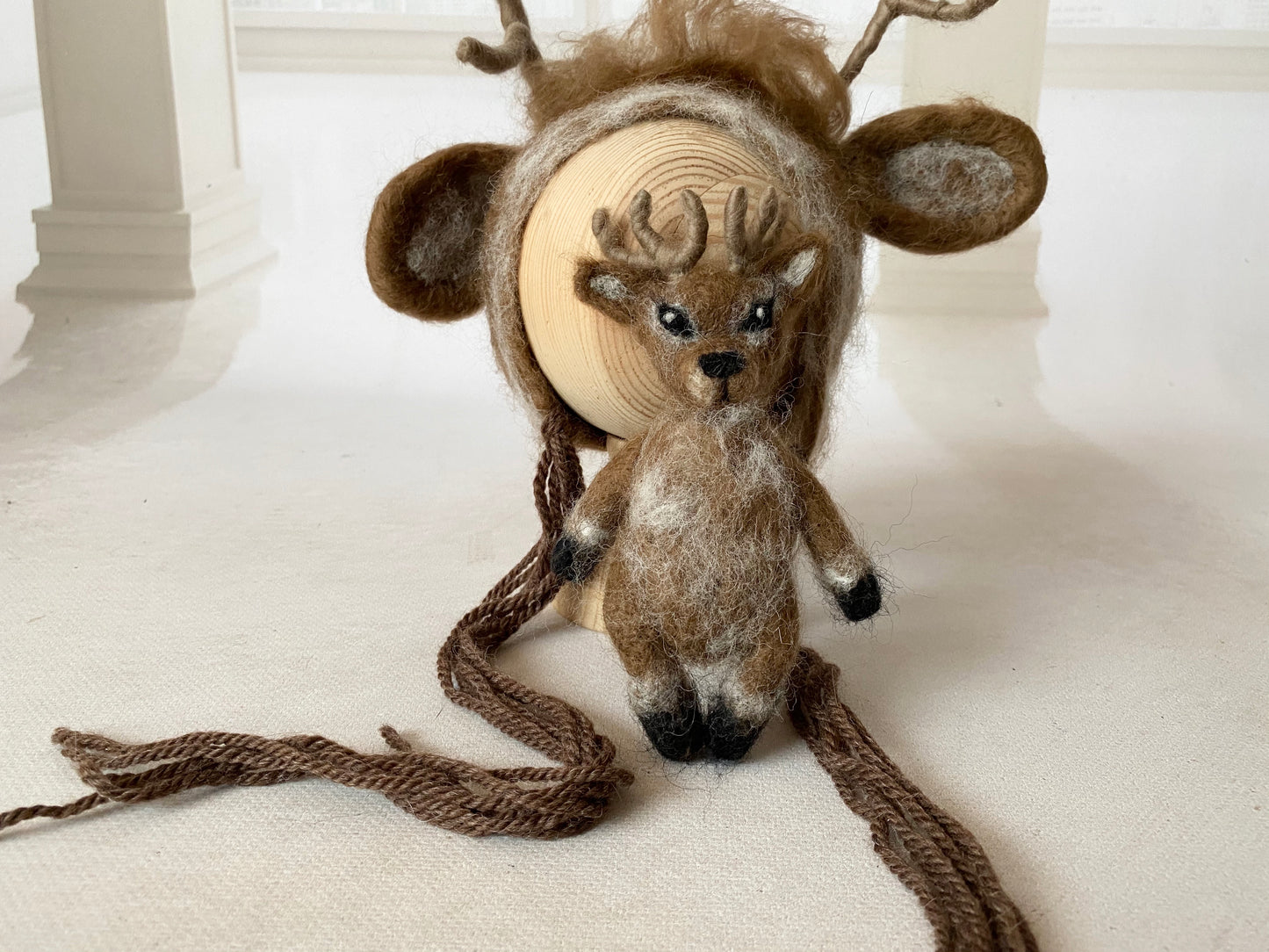 FELTED DEER SET NEEDLE animal NEEDLE reindeer XMAS