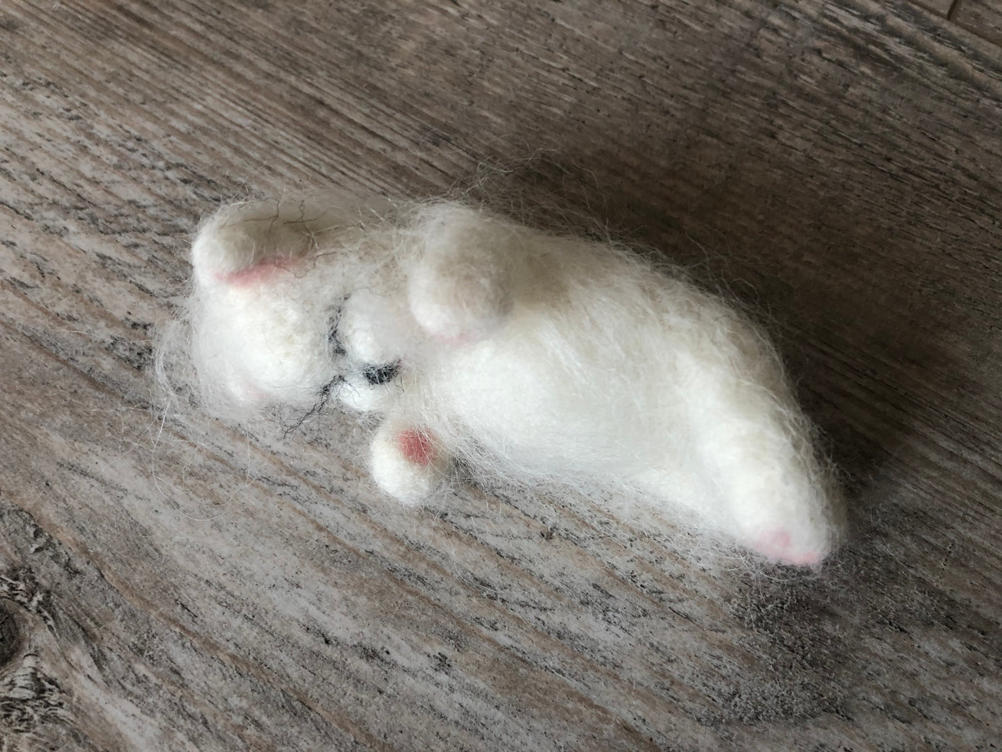 Felted CAT model 1 felt animals felt animal NEEDLE animal NEEDLE animals