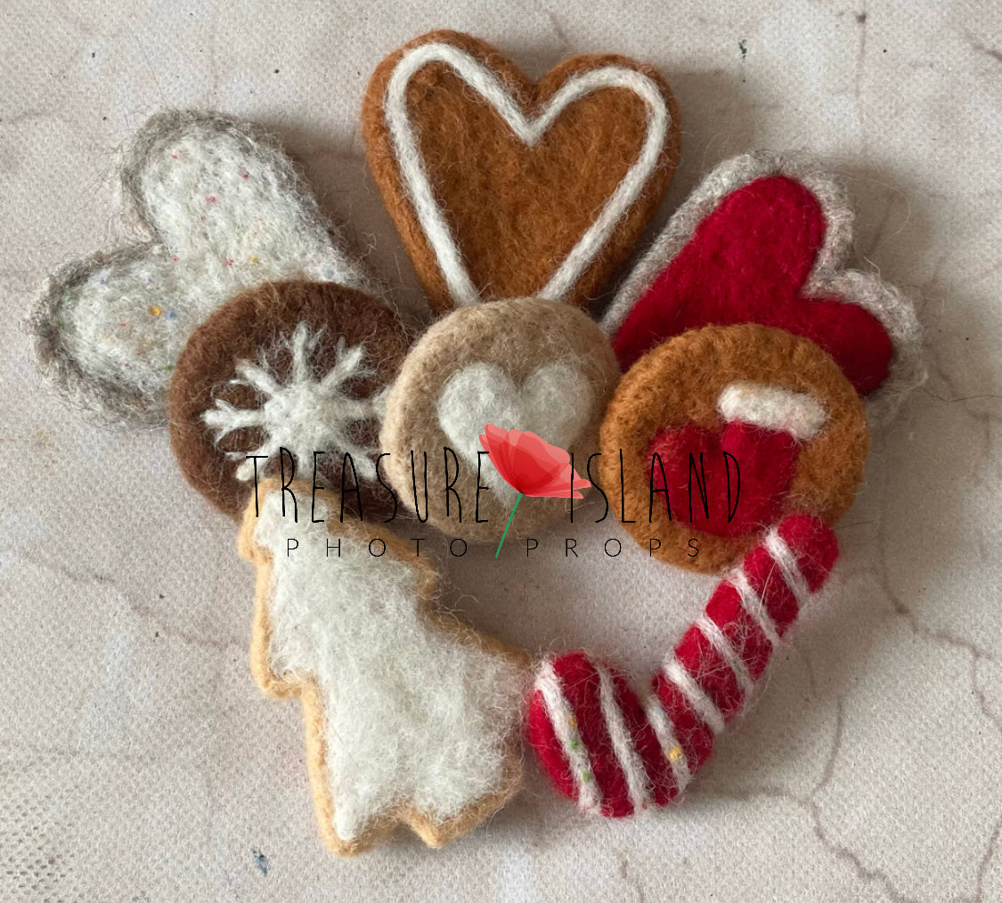 🎄FELTED CHRISTMAS COOKIES🎄